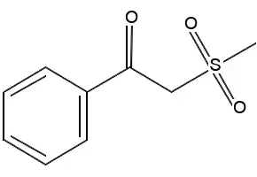 2-(Methylsulfonyl)-1-phenylethanone structure, CAS 3708-04-1