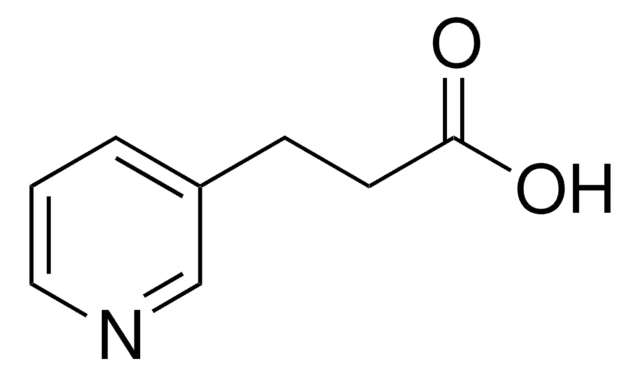 3-Pyridinepropionic acid structure, CAS 3724-19-4