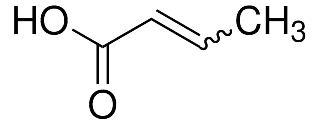 Crotonic acid structure, CAS 3724-65-0