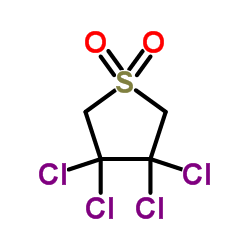 3,3,4,4-Tetrachlorotetrahydrothiophene 1,1-dioxide structure, CAS 3737-41-5