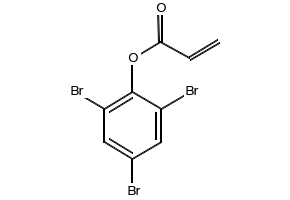 2,4,6-Tribromophenyl acrylate structure, CAS 3741-77-3