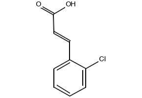 2-Chlorocinnamic acid structure, CAS 3752-25-8