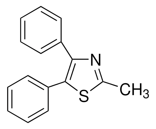 2-Methyl-4,5-diphenylthiazole structure, CAS 3755-83-7