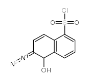 2-Diazo-1-naphthol-5-sulfonyl chloride structure, CAS 3770-97-6
