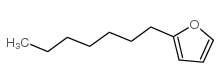 2-Heptylfuran structure, CAS 3777-71-7