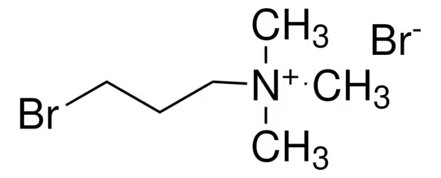 (3-Bromopropyl)trimethylammonium bromide structure, CAS 3779-42-8