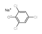 Sodium 2,4,6-trichlorophenolate structure, CAS 3784-03-0