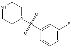 1-(3-Fluorophenyl)piperazine structure, CAS 3801-89-6