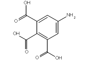 5-Nitro-1,2,3-benzenetricarboxylic acid structure, CAS 3807-81-6