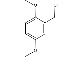 2,5-Dimethoxybenzyl chloride structure, CAS 3840-27-5