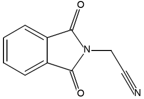 N-(Cyanomethyl)phthalimide structure, CAS 3842-20-4