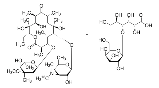 Erythromycin lactobionate structure, CAS 3847-29-8
