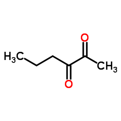 2,3-Hexanedione structure, CAS 3848-24-6