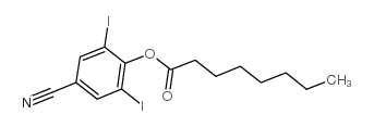 Ioxynil octanoate structure, CAS 3861-47-0