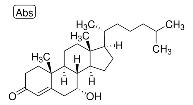 7-Hydroxy-4-cholesten-3-one structure, CAS 3862-25-7