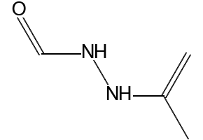 1-Methylethylidene hydrazine carboxaldehyde structure, CAS 3880-50-0