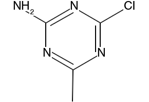 4-Ethoxy-6-methyl-1,3,5-triazin-2-amine structure, CAS 3882-66-4