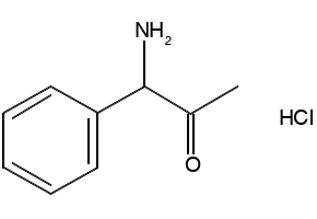 1-Amino-1-phenylacetone hydrochloride structure, CAS 3904-16-3