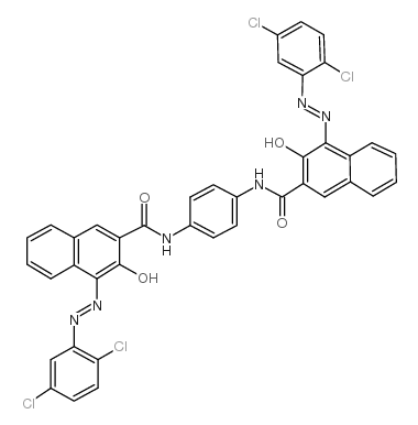 Pigment Red 166 structure, CAS 3905-19-9