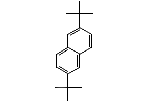 2,6-Di-tert-butylnaphthalene structure, CAS 3905-64-4