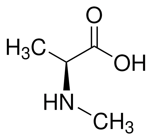 N-Methyl-L-alanine structure, CAS 3913-67-5