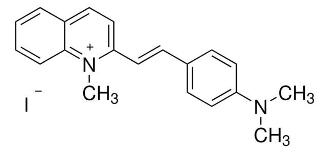 2-[4-(Dimethylamino)styryl]-1-methylquinolinium iodide structure, CAS 3915-61-5