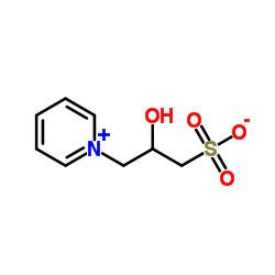 1-(2-Hydroxy-3-sulfopropyl)-pyridinium betane structure, CAS 3918-73-8