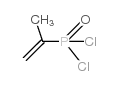 Isopropenylphosphonic dichloride structure, CAS 3944-27-2