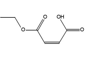 Monoethyl maleate structure, CAS 3990-03-2