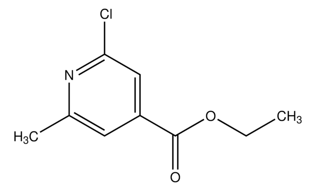 Ethyl 2-chloro-6-methylpyridine-4-carboxylate structure, CAS 3998-88-7