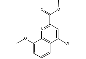 Methyl 4-hydroxy-8-methoxyquinoline-2-carboxylate structure, CAS 4008-46-2