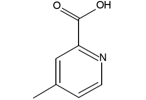 4-Methylpyridine-2-carboxylic acid structure, CAS 4021-08-3