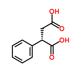 (S)-(+)-Phenylsuccinic acid structure, CAS 4036-30-0