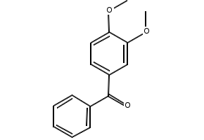 3,4-Dimethoxybenzophenone structure, CAS 4038-14-6