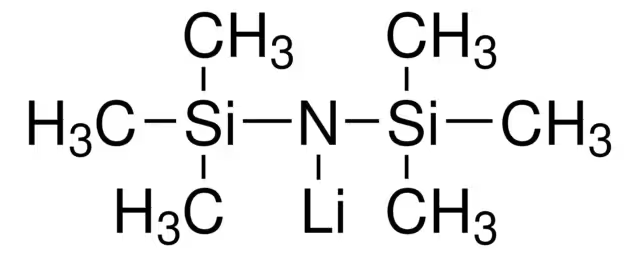Lithium bis(trimethylsilyl)amide structure, CAS 4039-32-1