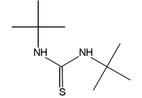 1,3-Di-tert-butyl-2-thiourea structure, CAS 4041-95-6