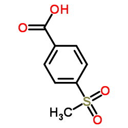 4-Methylsulphonylbenzoic acid structure, CAS 4052-30-6