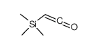 Trimethylsilylketene structure, CAS 4071-85-6