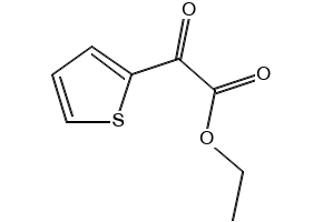 Ethyl 2-oxo-2-(2-thienyl)acetate structure, CAS 4075-58-5