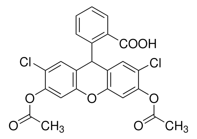 2,7-Dichlorodihydrofluorescein diacetate structure, CAS 4091-99-0