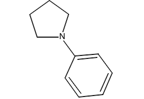 1-Phenylpyrrolidine structure, CAS 4096-21-3