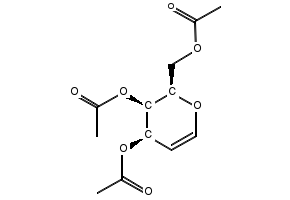 3,4,6-Tri-O-acetyl-D-galactal structure, CAS 4098-06-0