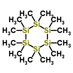 Dodecamethylcyclohexasilane structure, CAS 4098-30-0