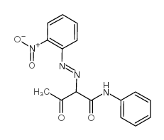 Pigment Yellow 5 structure, CAS 4106-67-6