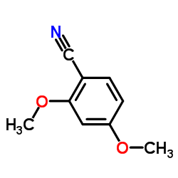 2,4-Dimethoxybenzonitrile structure, CAS 4107-65-7