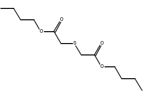 Dibutyl 2,2'-thiobisacetate structure, CAS 4121-12-4