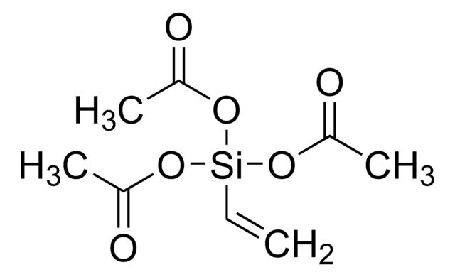 Vinyltriacetoxysilane structure, CAS 4130-08-9