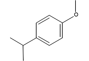 4-Isopropylanisole structure, CAS 4132-48-3