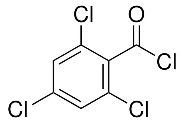 2,4,6-Trichlorobenzoyl chloride structure, CAS 4136-95-2