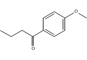 4'-Methoxybutyrophenone structure, CAS 4160-51-4